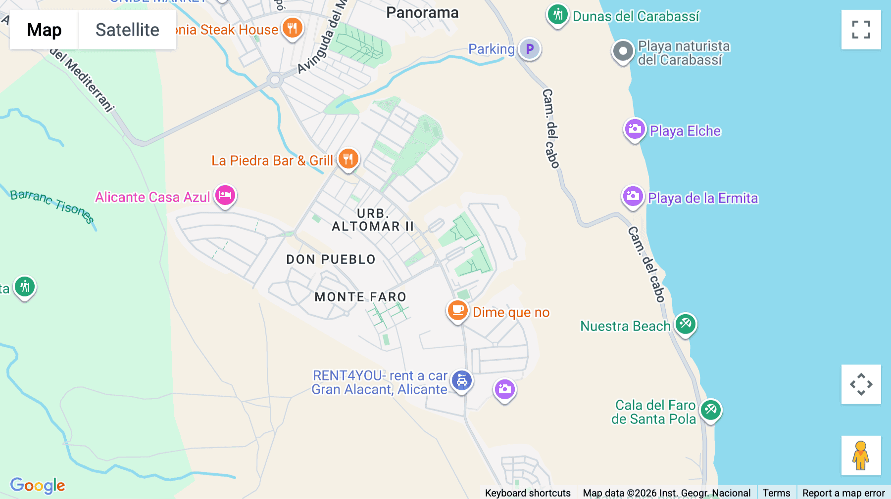 Click for interative map of Avenida Escandinavia 35, Gran Alacant, Santa Pola, Alicante