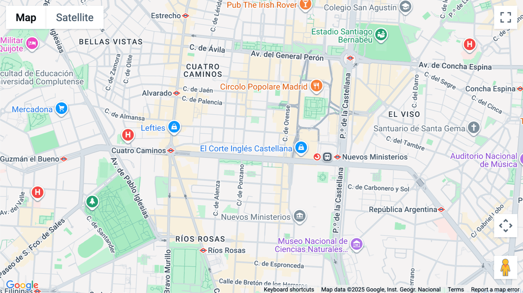 Click for interative map of C/ Edgar Neville, 3, Madrid