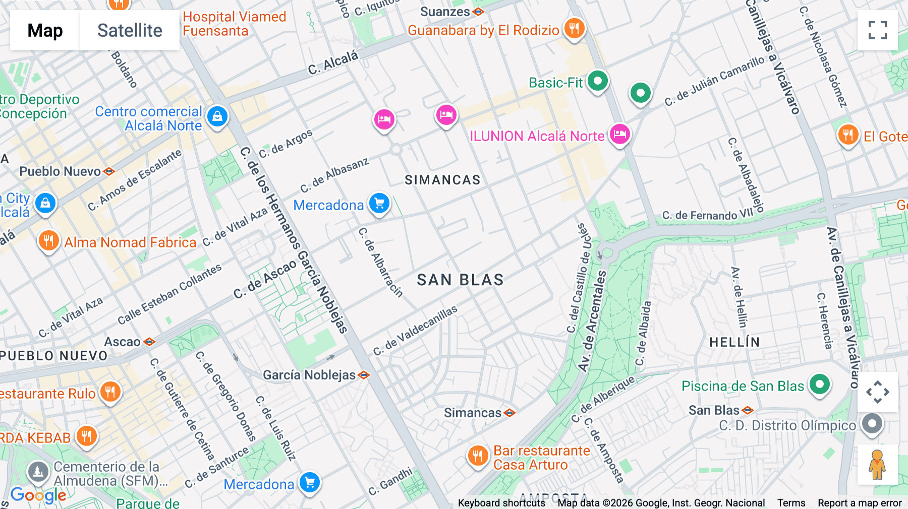 Click for interative map of Avalon Business Park, Calle Santa Leonor 65, Madrid