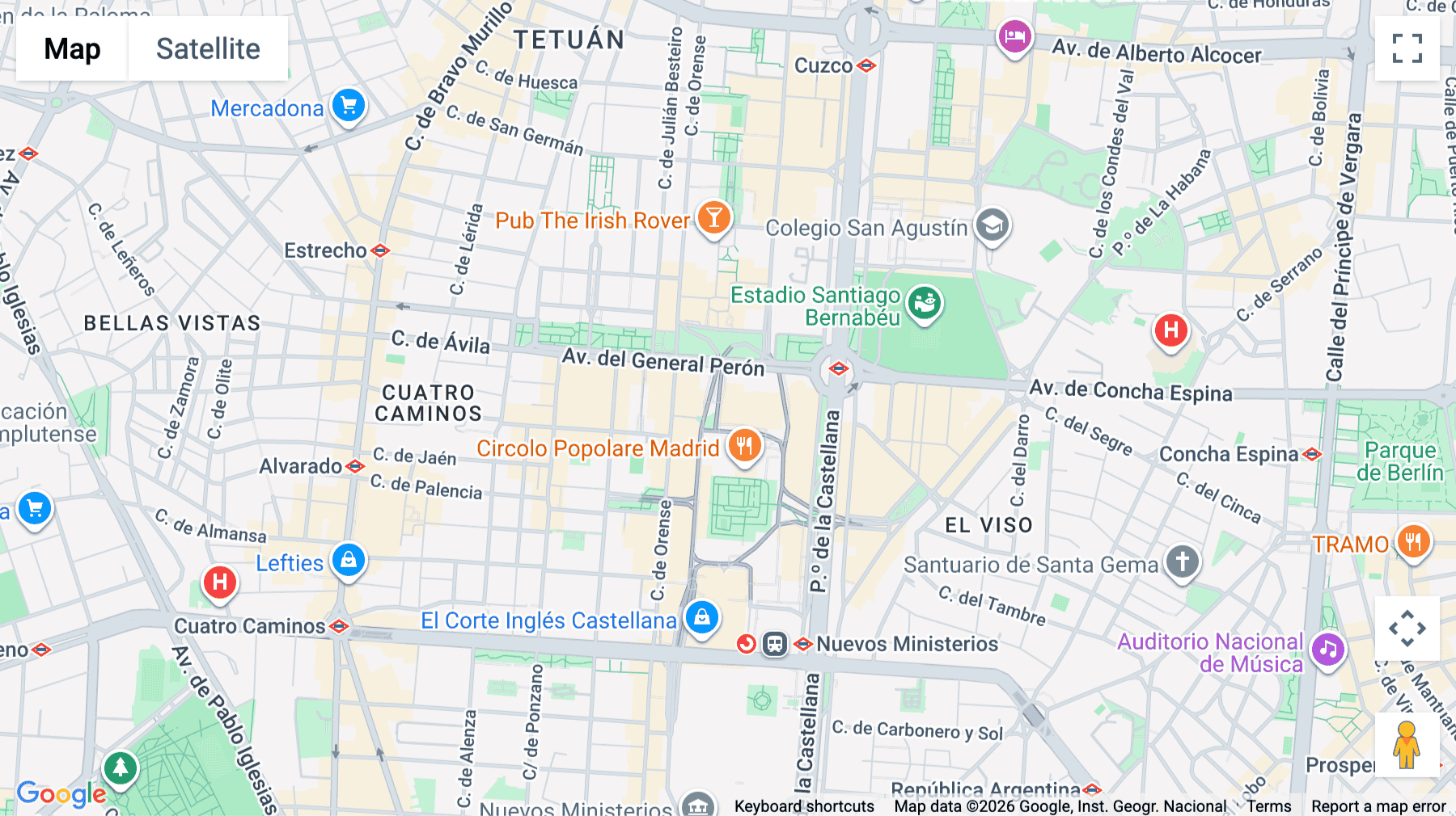 Click for interative map of Plaza de Carlos Trías Bertrán, 4, Plantas 1 and 2, Madrid