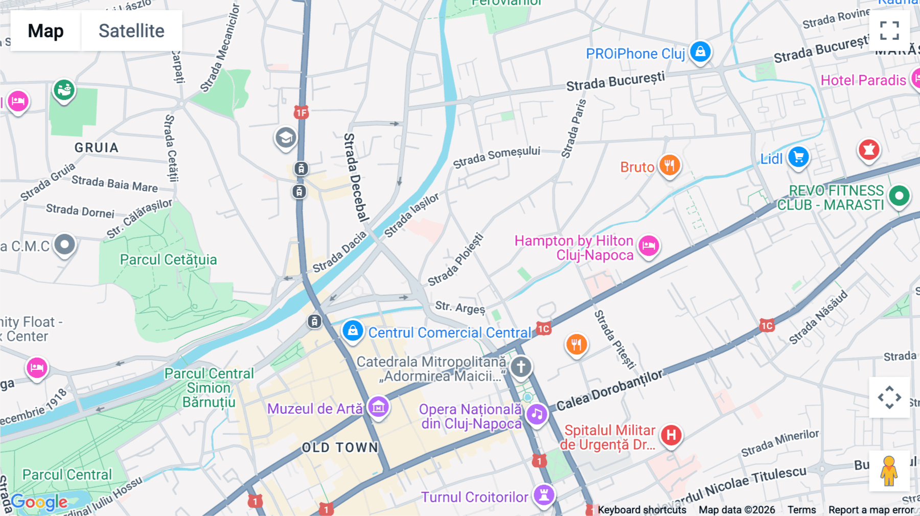 Click for interative map of Ploiesti Street, No. 9, Cluj Napoca