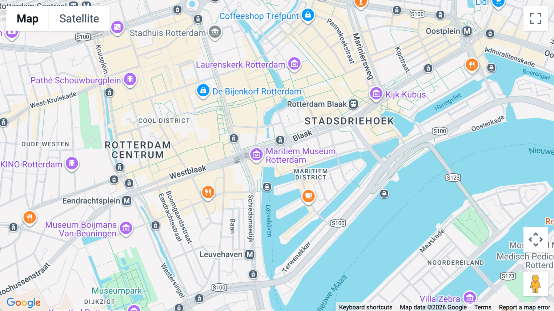 Click for interative map of Blaak 520, Rotterdam