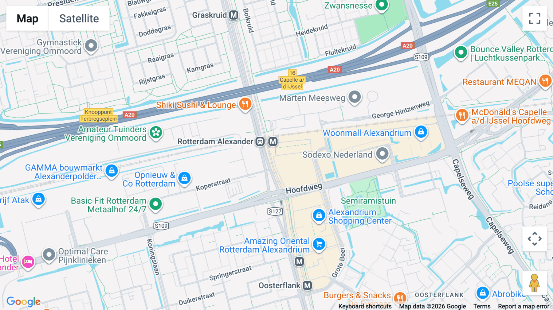 Click for interative map of Prins Alexanderplein 8, Rotterdam