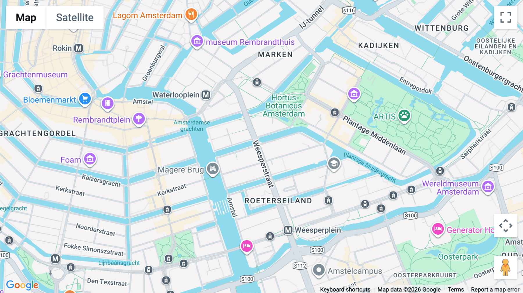 Click for interative map of Weesperstraat 61-105, Amsterdam