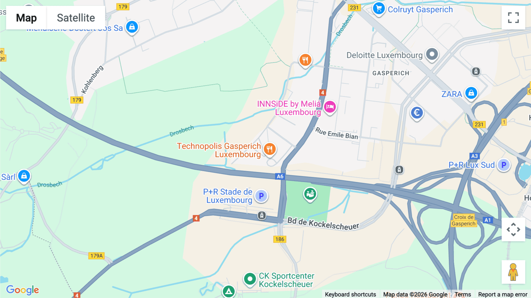Click for interative map of 12C rue Guillaume Kroll, Luxembourg City