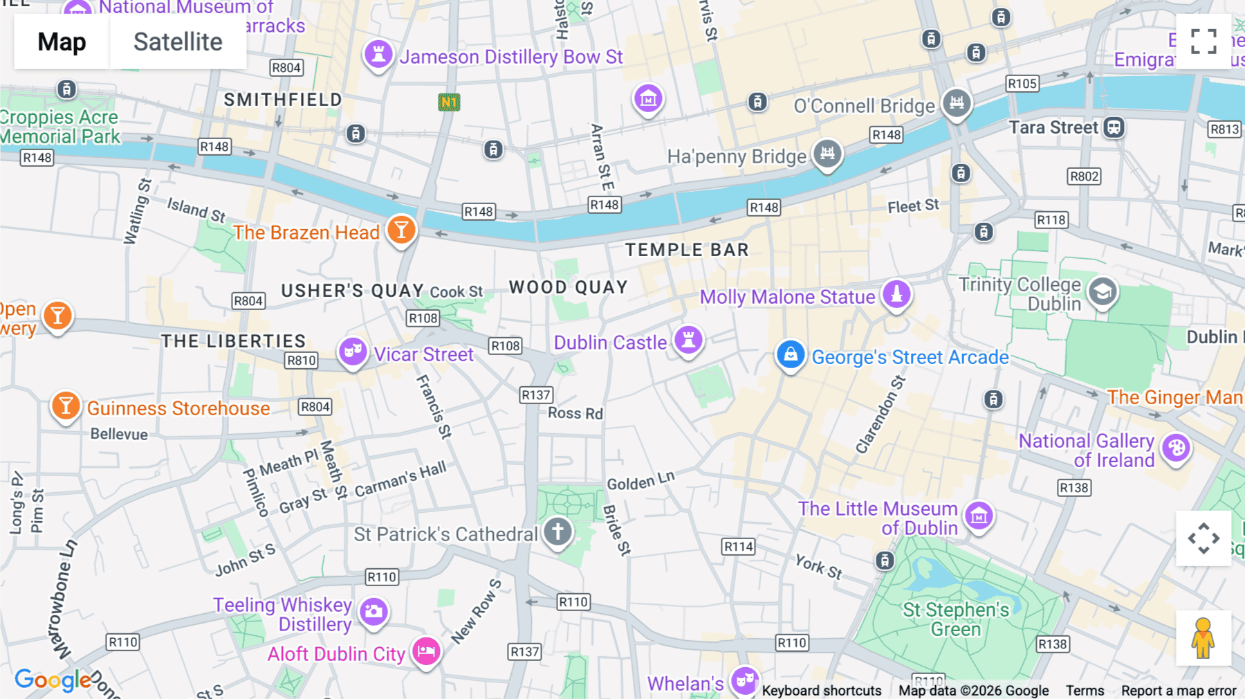 Click for interative map of 3 Castle Street, Dublin 2, Dublin