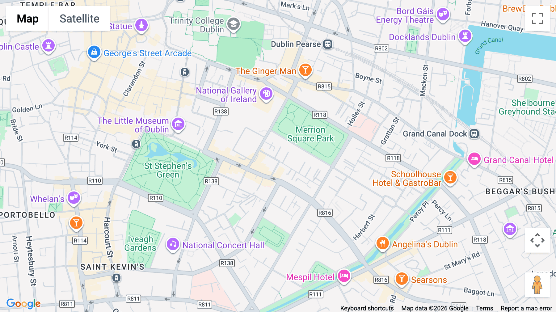 Click for interative map of 79 Fitzwilliam Lane, Dublin 2, Dublin