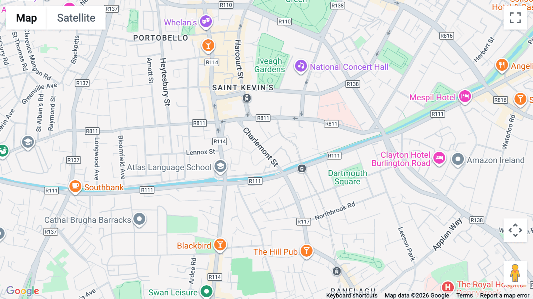 Click for interative map of 65-66 Charlemont Street, Dublin 2, Dublin