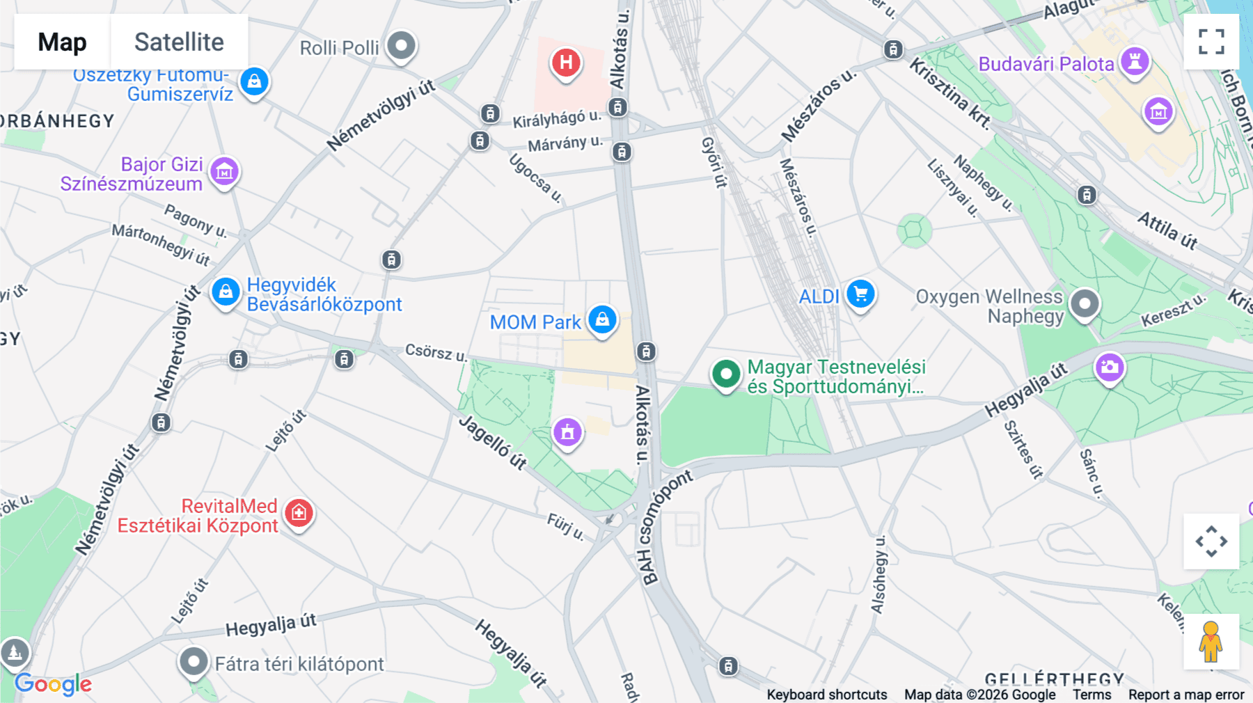 Click for interative map of Alkotás utca 53, Budapest