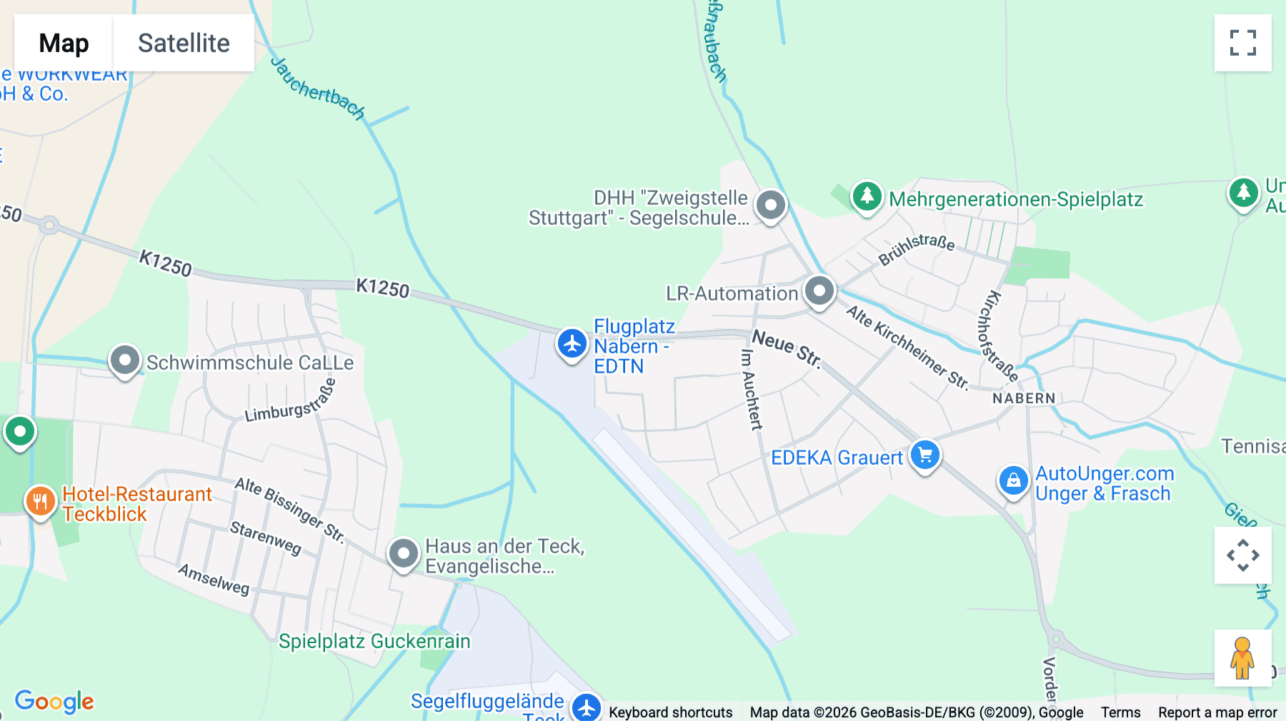 Click for interative map of Neue Straße 95, Kirchheim