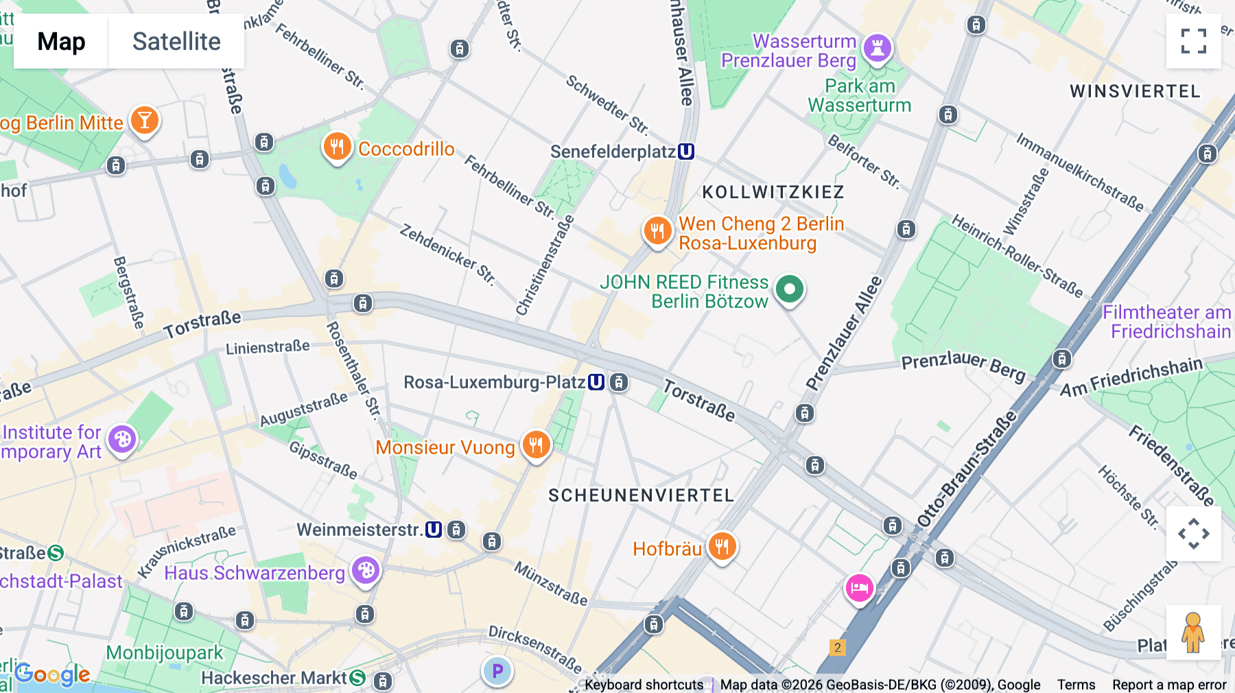 Click for interative map of Torstraße 49, Berlin