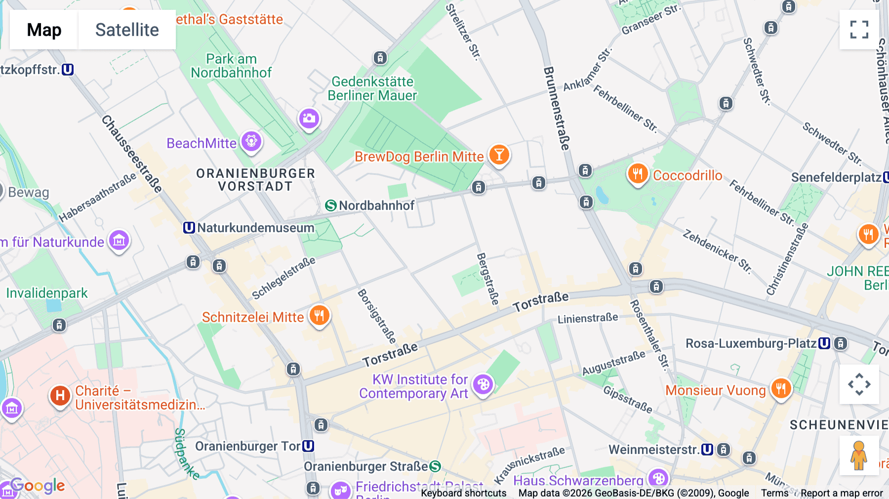 Click for interative map of Schröderstrasse 11, Berlin