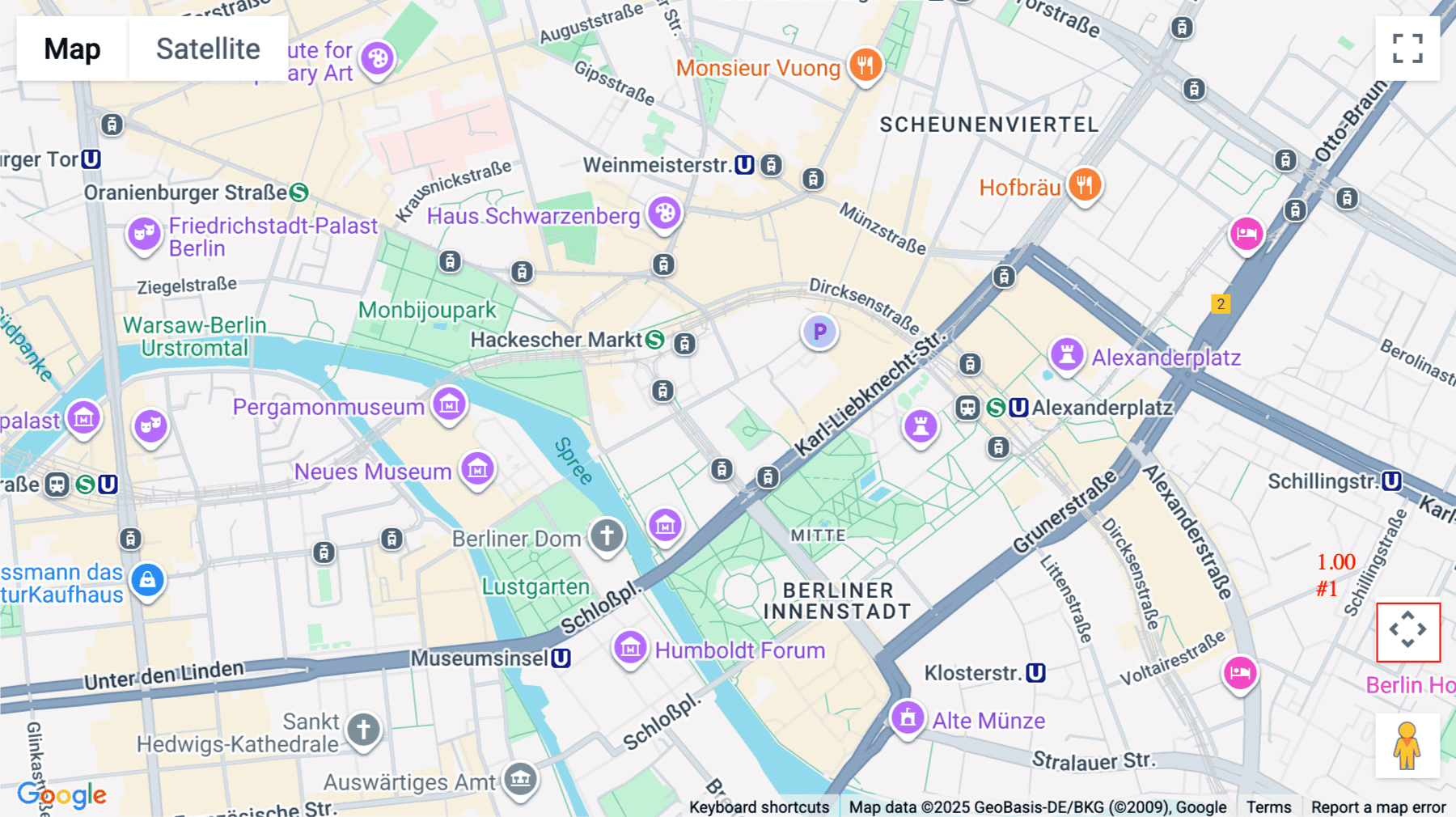 Click for interative map of Rosenstrasse 2, Berlin