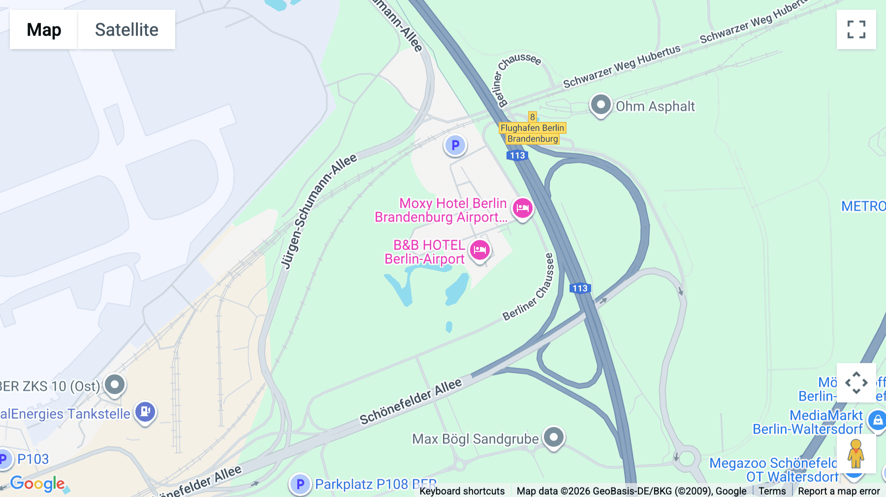 Click for interative map of Kienberger Allee 4, Schönefeld, Schönefeld