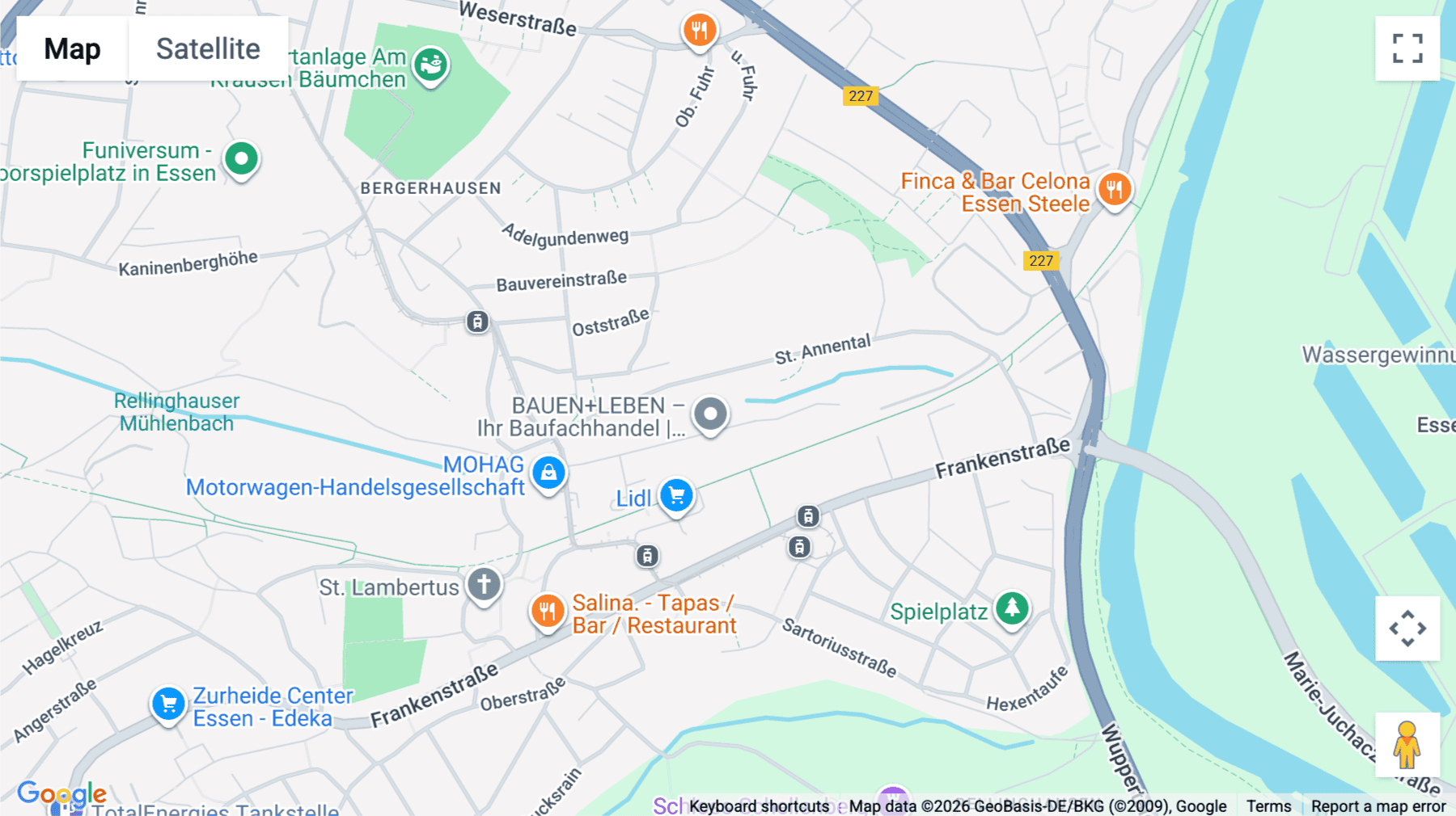 Click for interative map of Schnabelstraße 1, 9-13A, 17, Essen