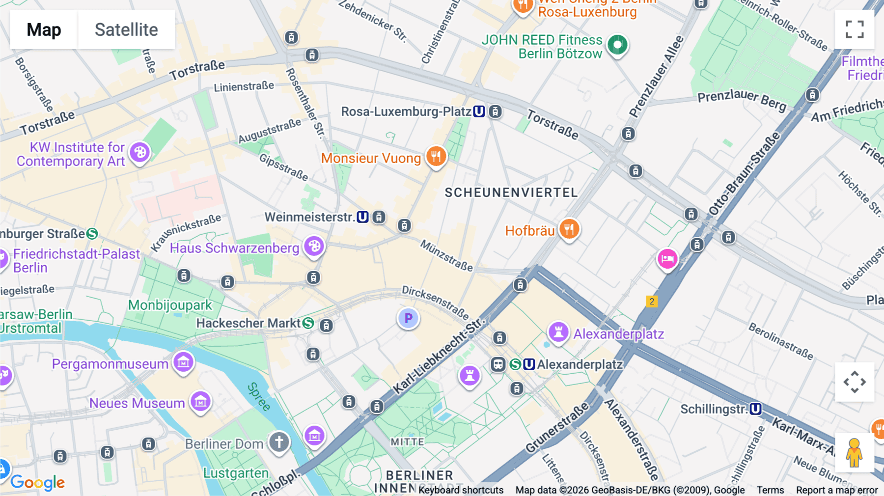 Click for interative map of Münzstraße 12, Berlin