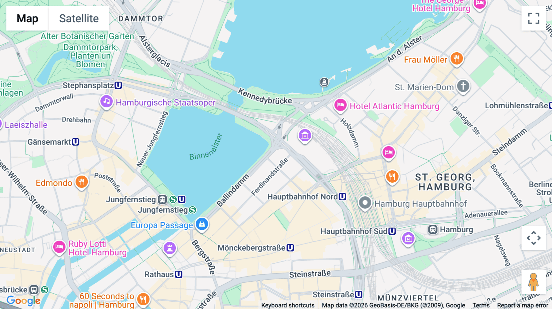 Click for interative map of Ballindamm 3, Hamburg