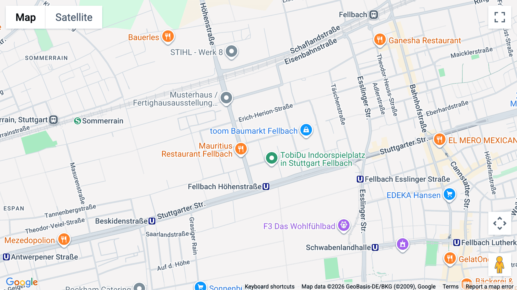 Click for interative map of Carl-Zeiss-Straße 5, Fellbach