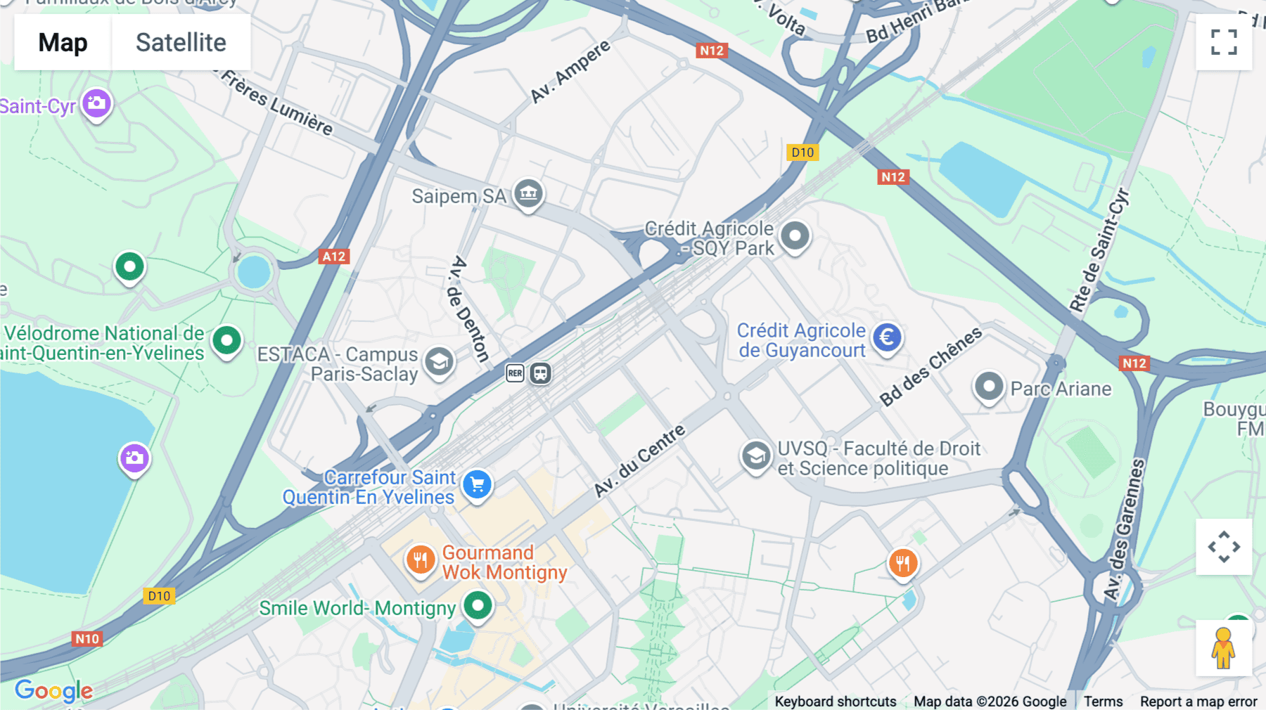 Click for interative map of 1 Rue Georges Stephenson, 78180 Montigny-le-Bretonneux, Montigny-le-Bretonneux