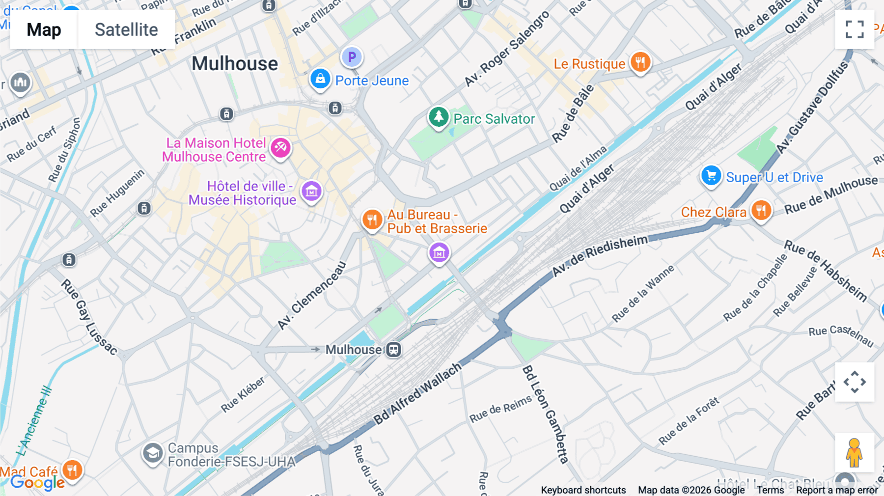 Click for interative map of 4 Rue des Bonnes Gens, Mulhouse