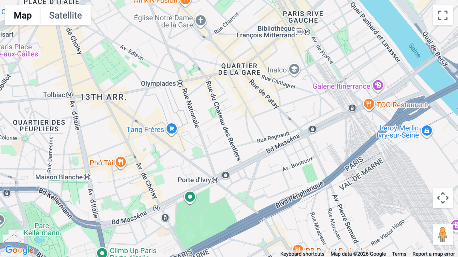 Click for interative map of 28-34 rue Château des Rentiers, Paris