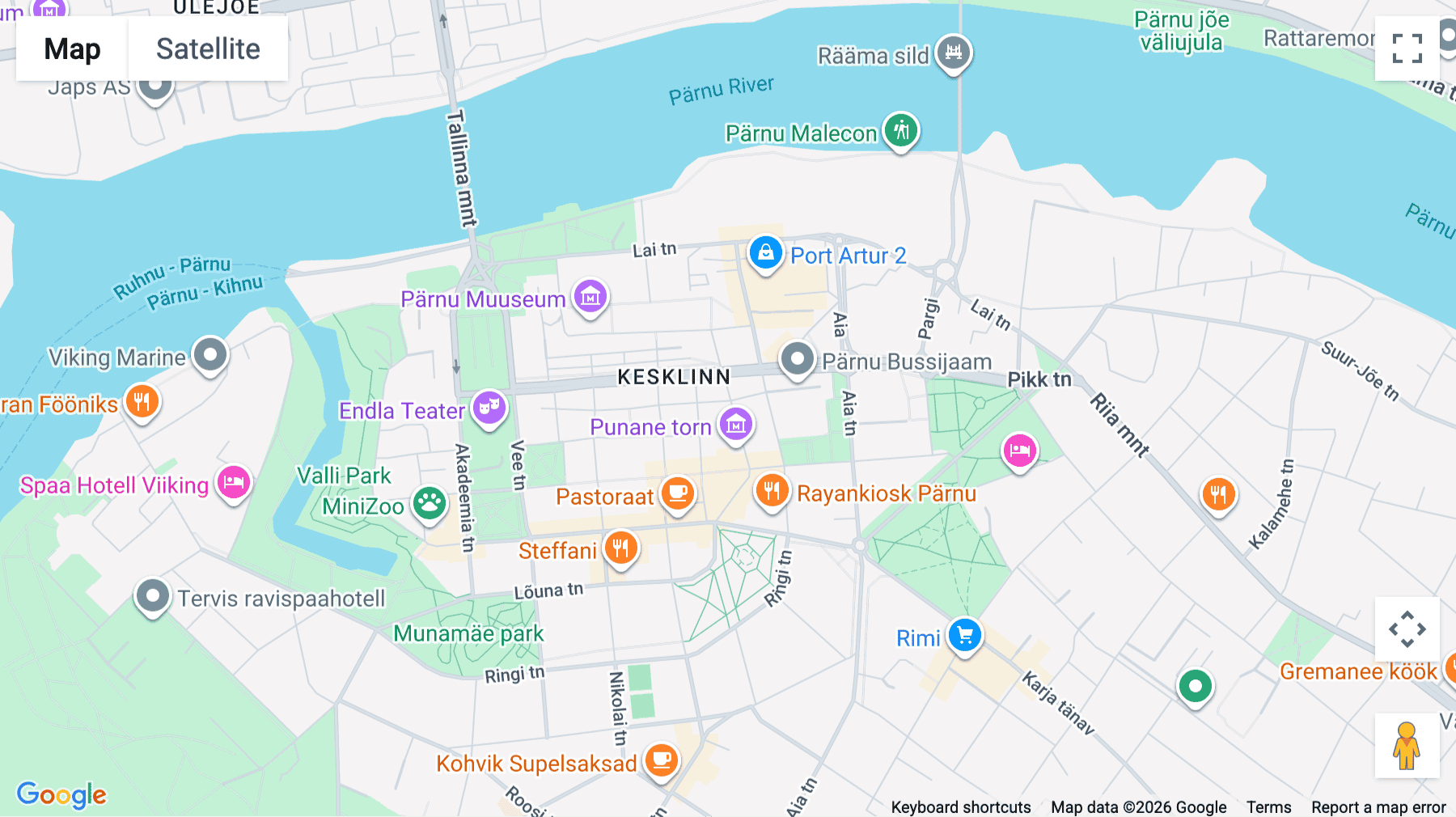 Click for interative map of Hommiku 5, Pärnu