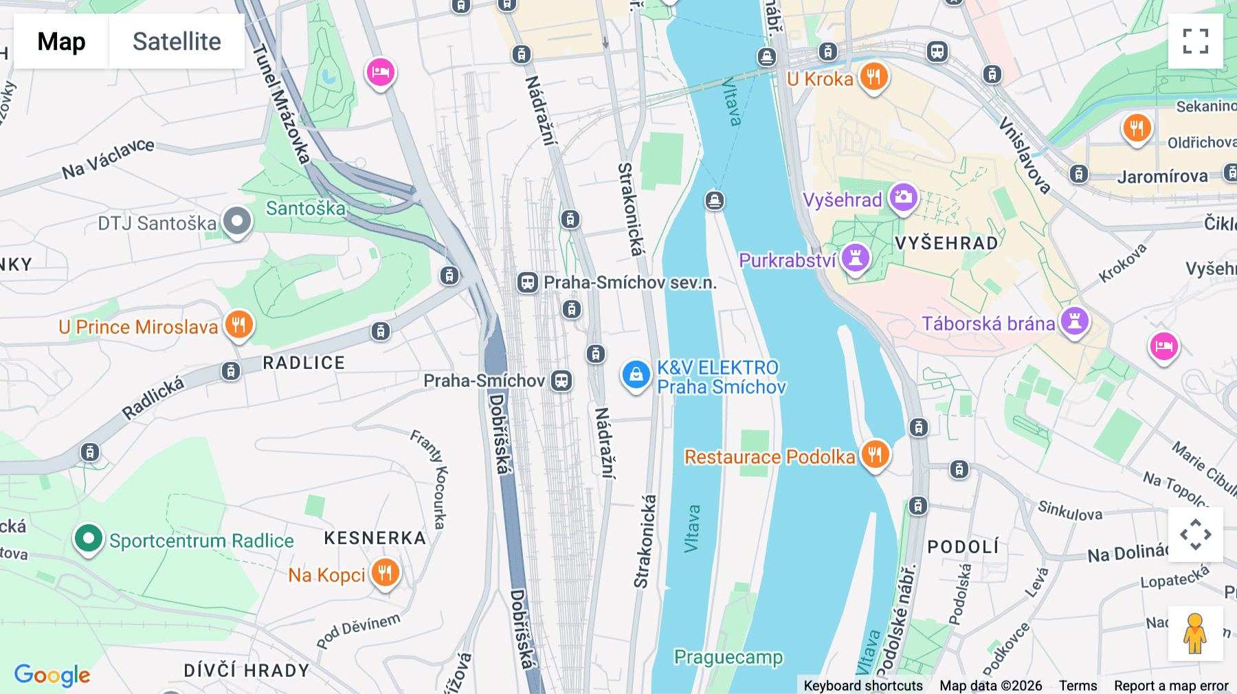 Click for interative map of Strakonická 3367, Smichov Business Park, Prague