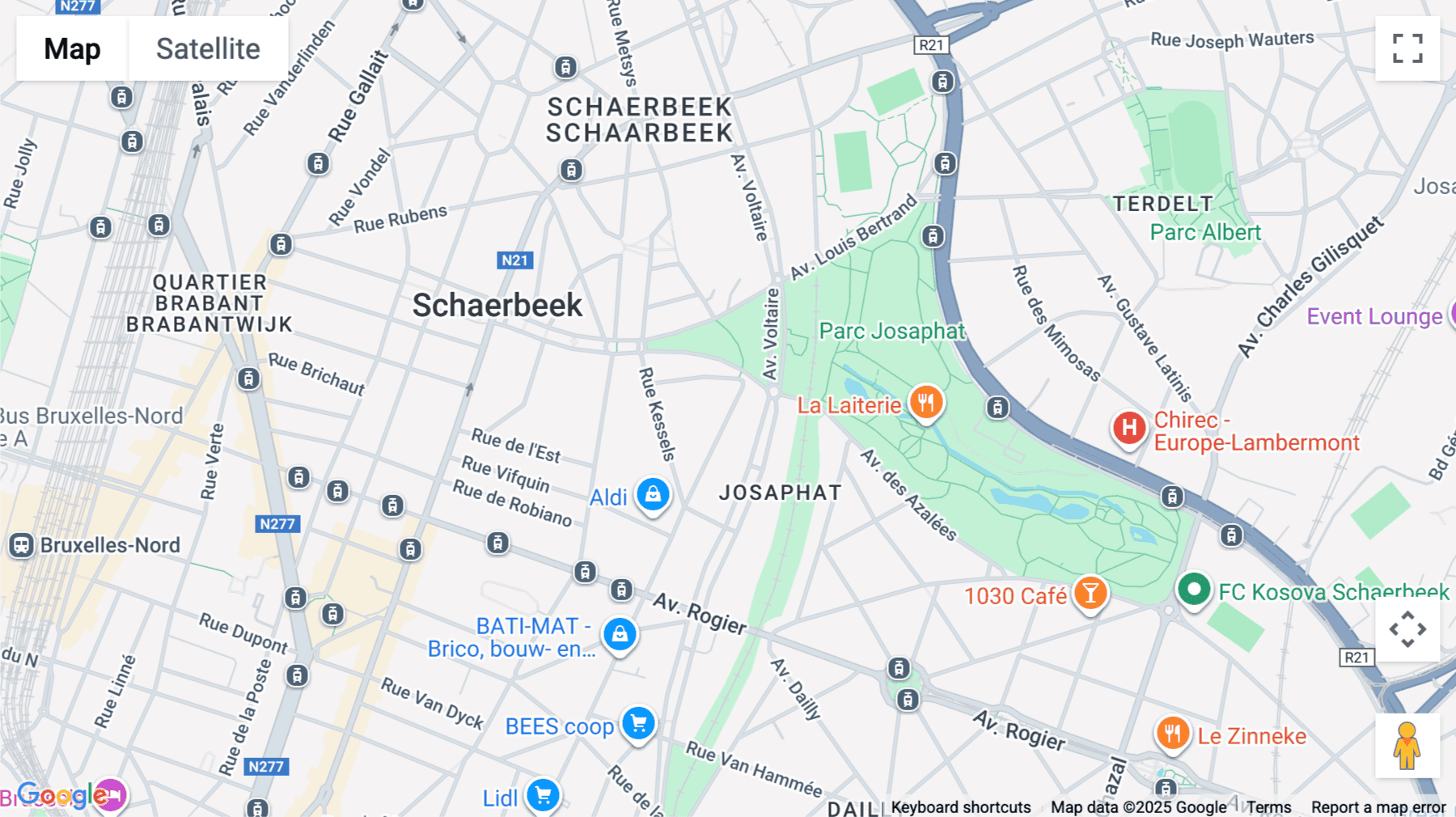 Click for interative map of Skyport Airport Box 75, Zaventem, Belgium, Brussels