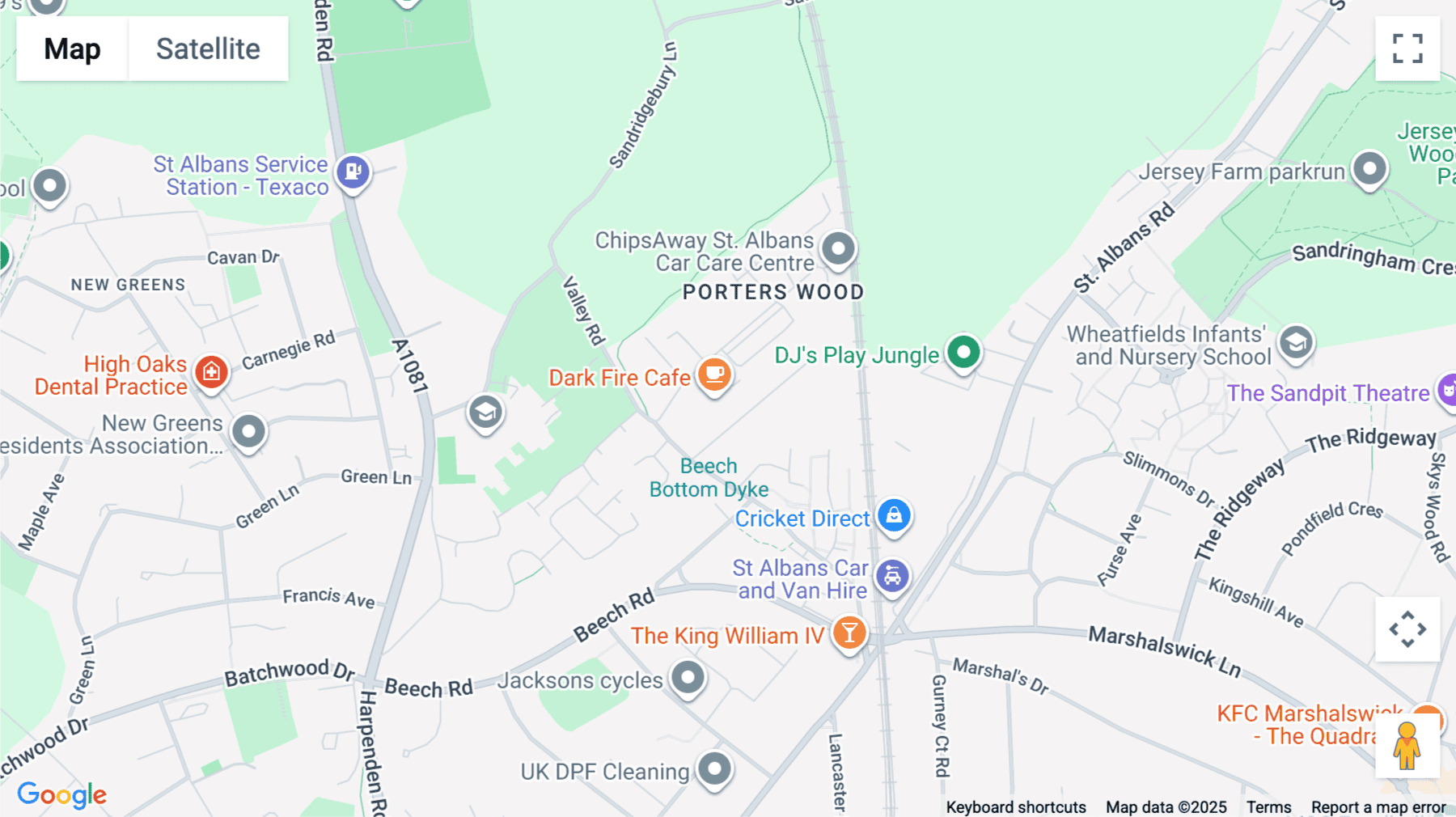 Click for interative map of 3 Soothouse Spring, Suite 19, St Albans
