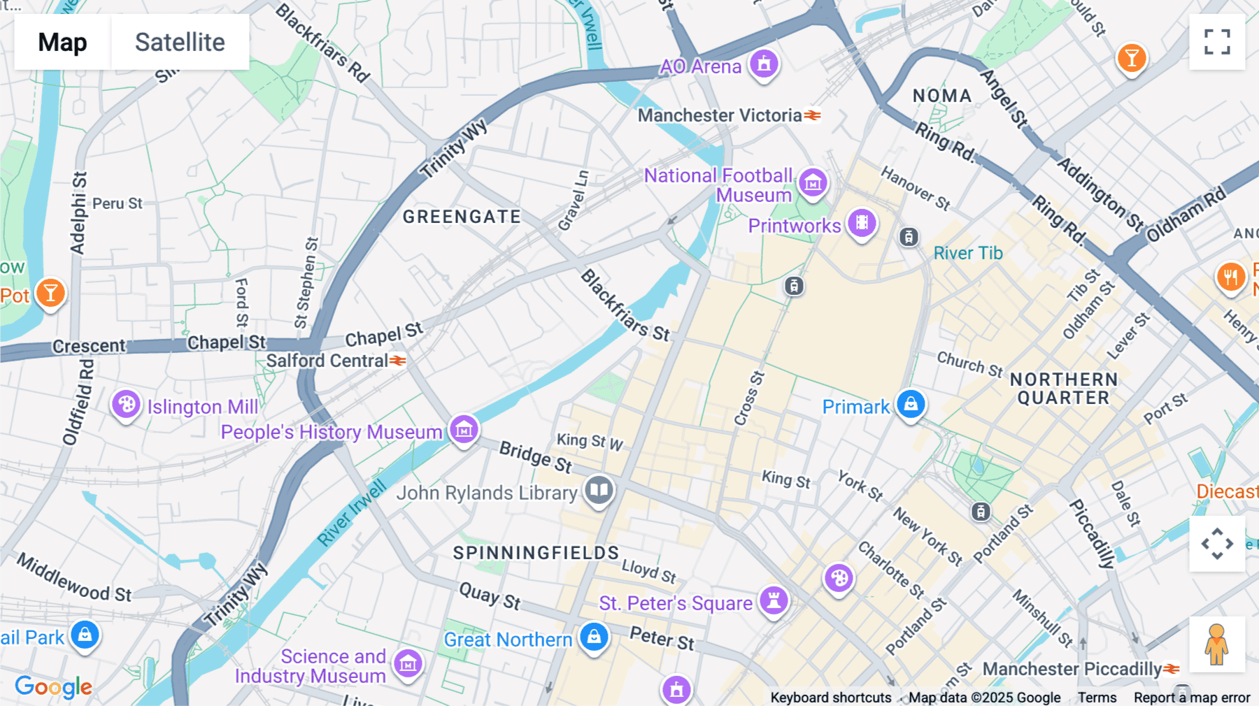 Click for interative map of Parsonage Chambers, 3 Parsonage, Manchester