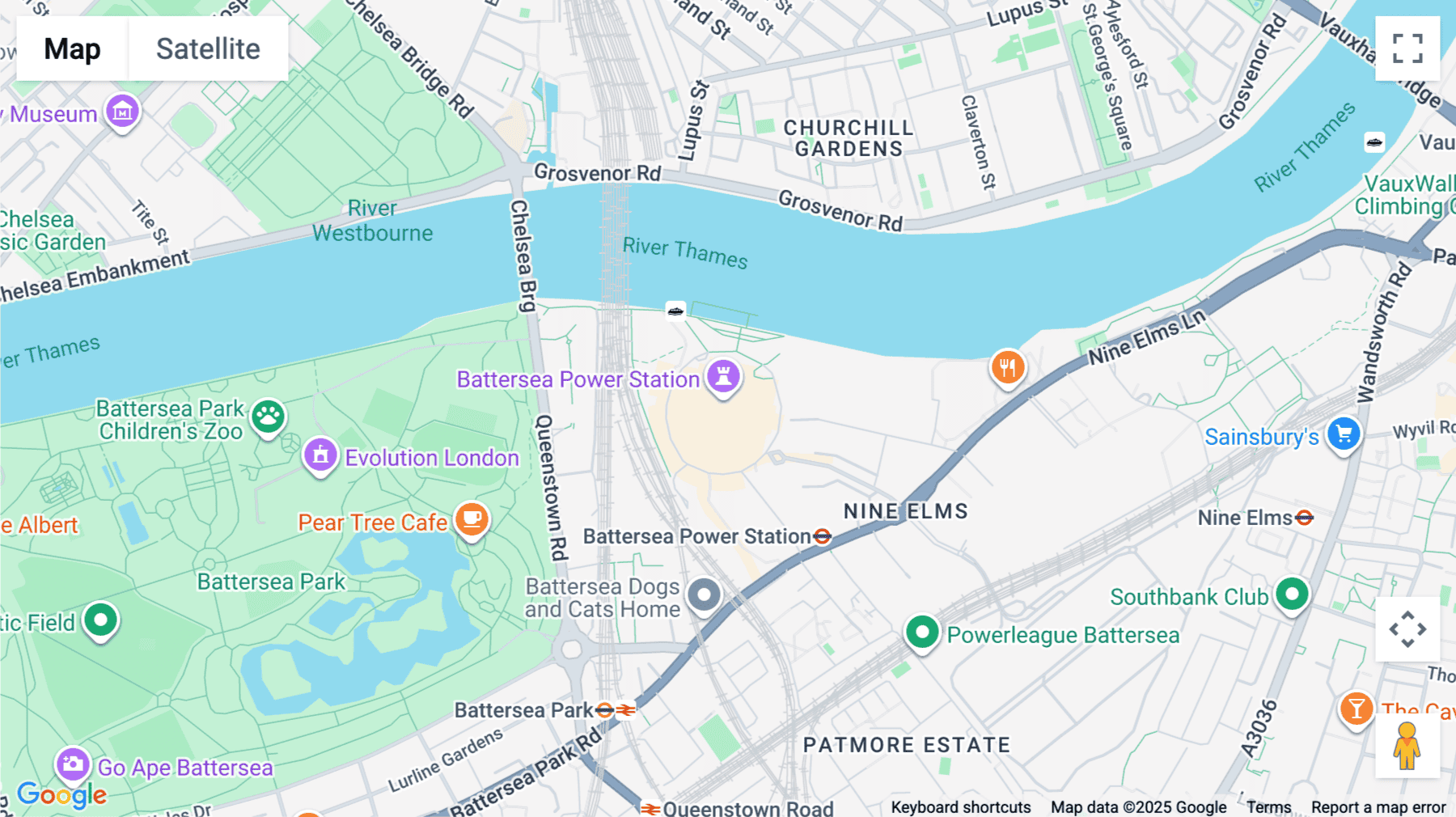 Click for interative map of Battersea Power Station, 18 The Power Station, London