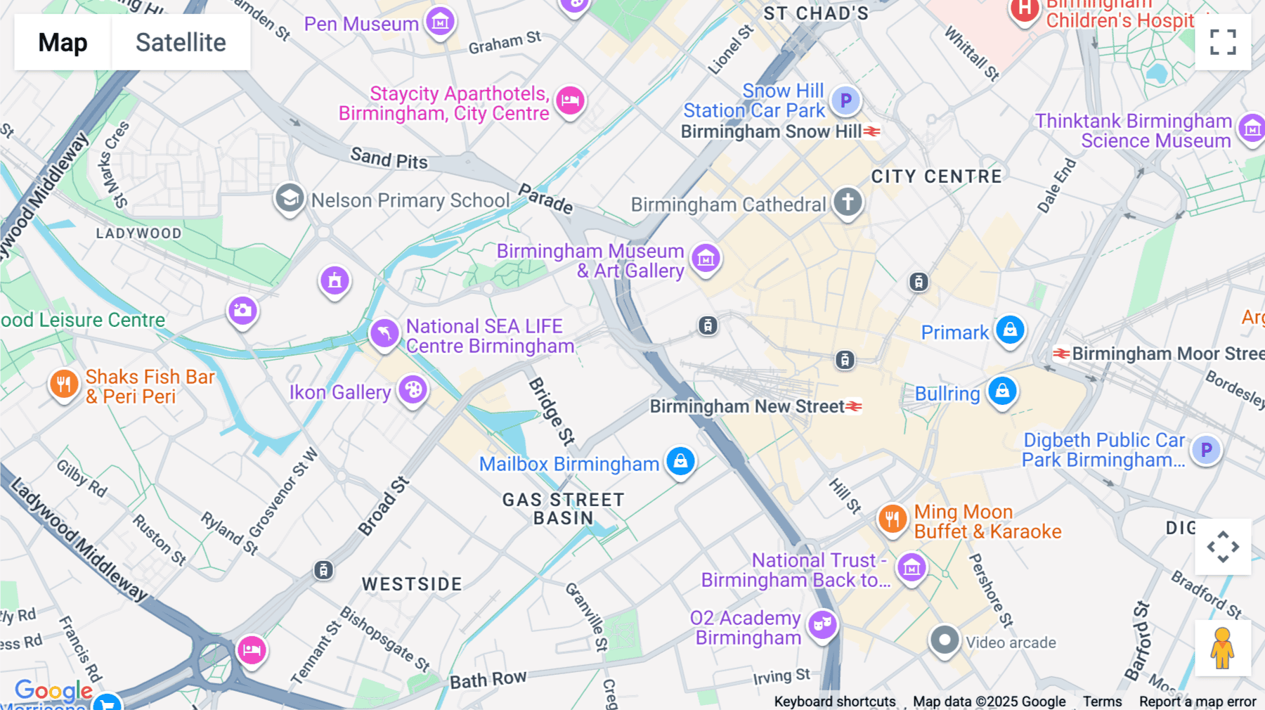 Click for interative map of Alpha, Suffolk Street Queensway, Birmingham