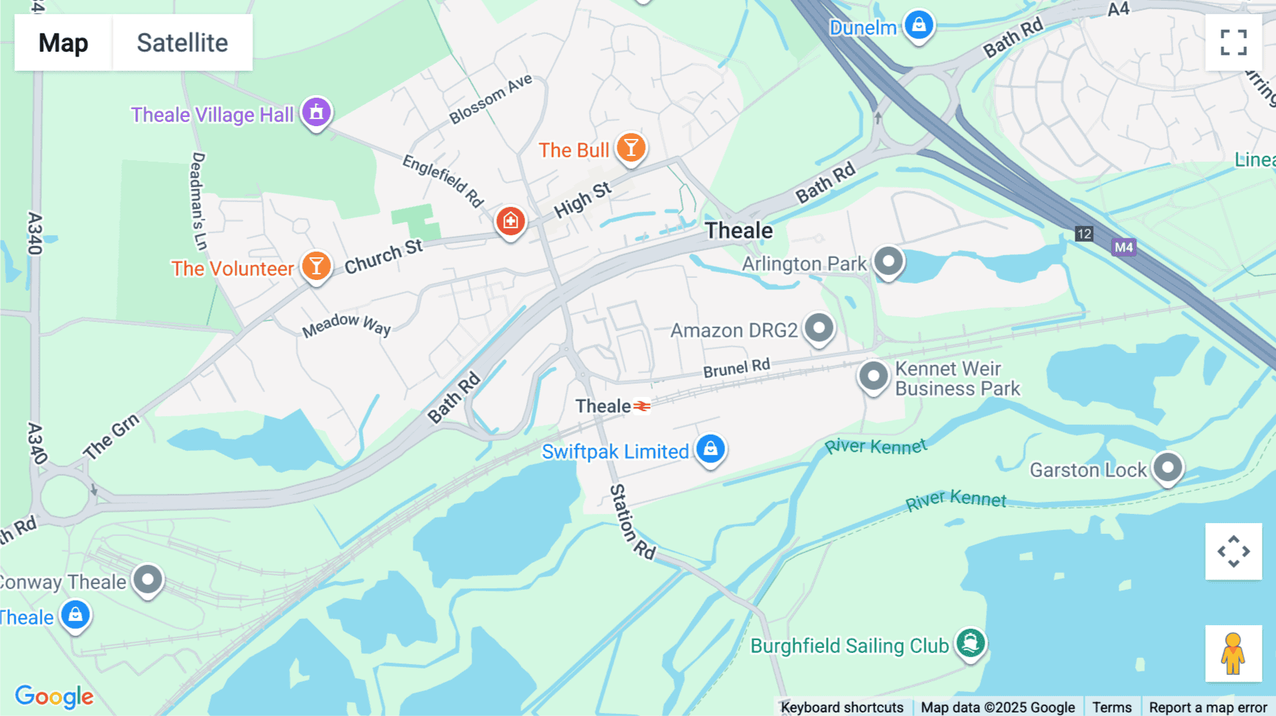 Click for interative map of Brunel Road, Merlin House, Reading