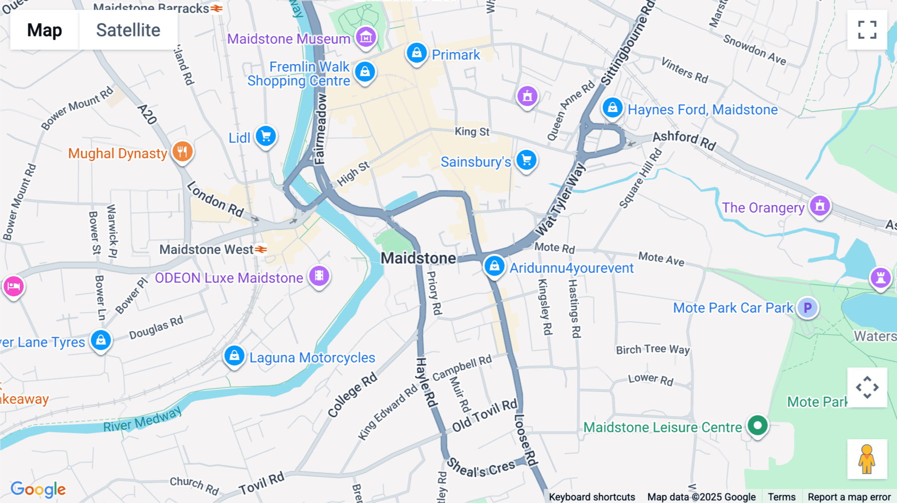 Click for interative map of Knightrider Street, Kestrel & Knightrider House, 