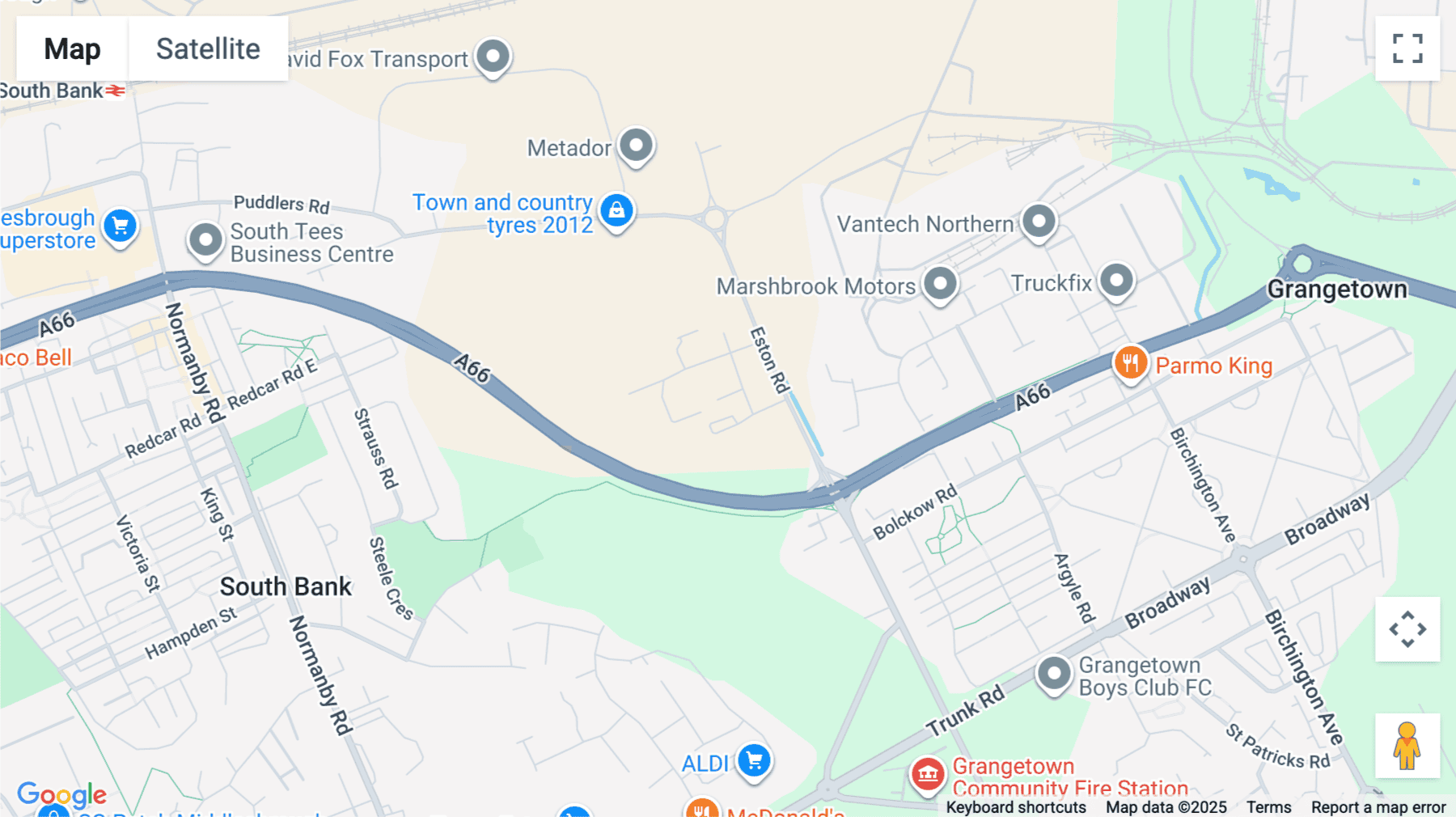Click for interative map of ESTON ROAD, Middlesbrough