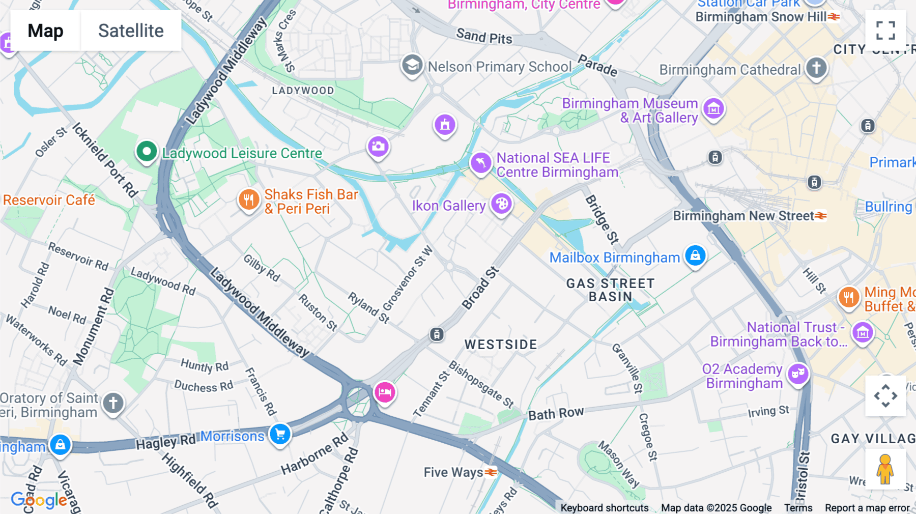 Click for interative map of Eleven Brindleyplace, 2 Brunswick Square, Birmingham