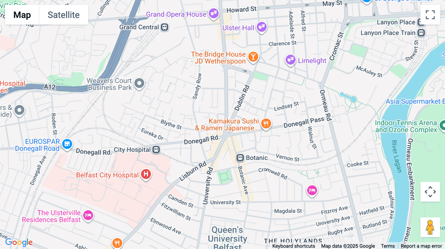 Click for interative map of 24-31 Shaftesbury Square, Belfast