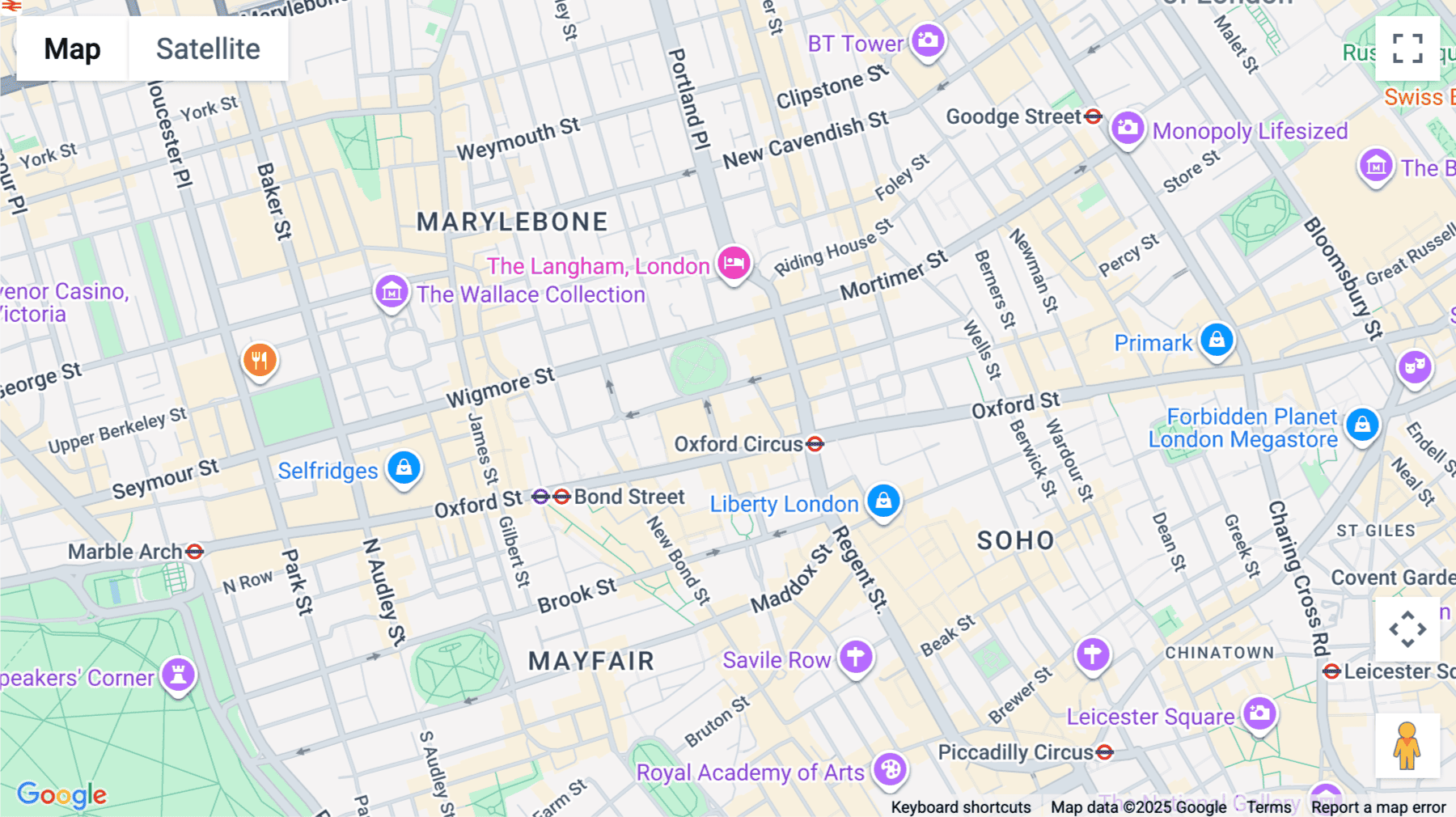 Click for interative map of 33 Cavendish Square, 11th Floor East, London