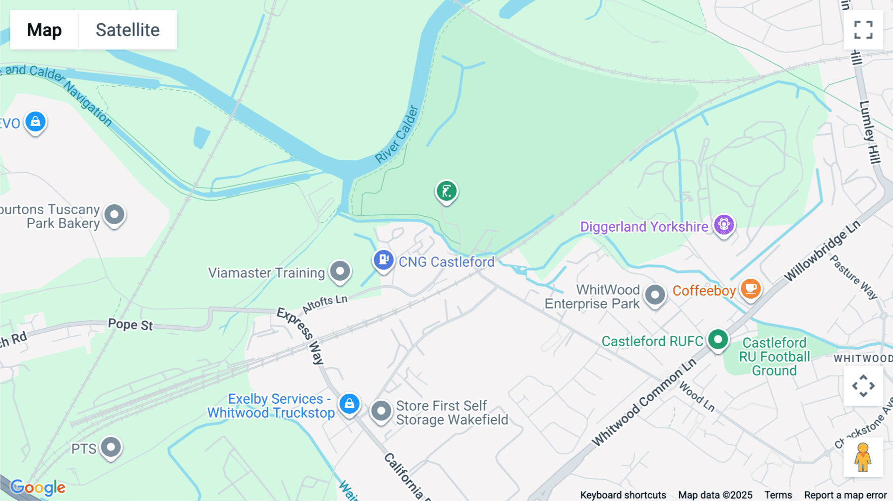 Click for interative map of Premium Inn, Altofts Lane, Wakefield