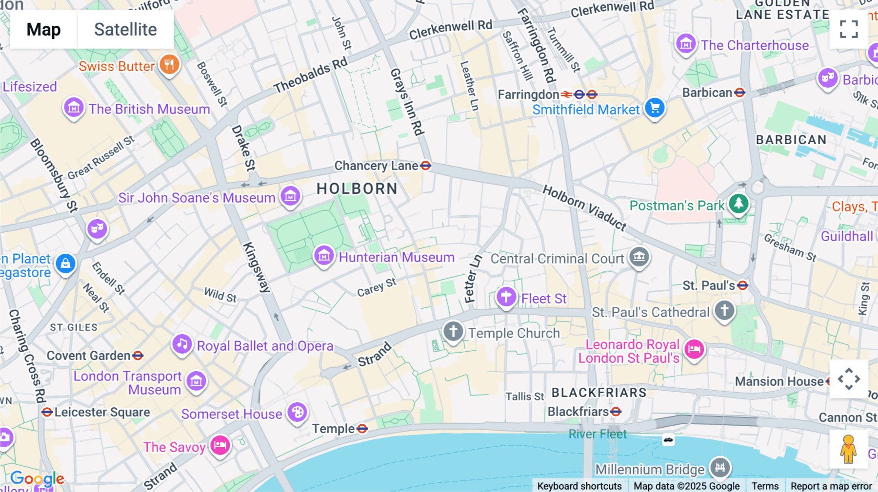 Click for interative map of 4 Breams Buildings, Chancery Lane, London