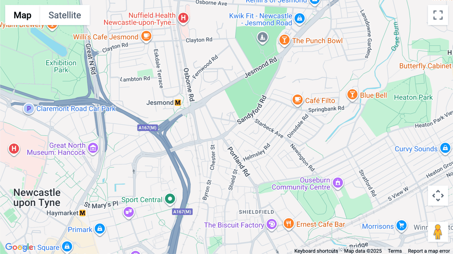 Click for interative map of 5-6 Benton Terrace, Sandyford, Newcastle