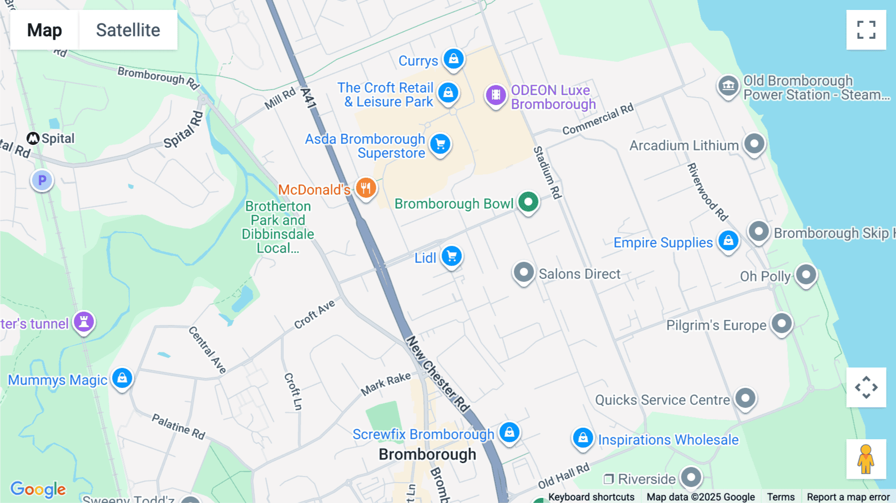Click for interative map of 1 Thursby Road, Croft Business Park, Thursby House, Bromborough