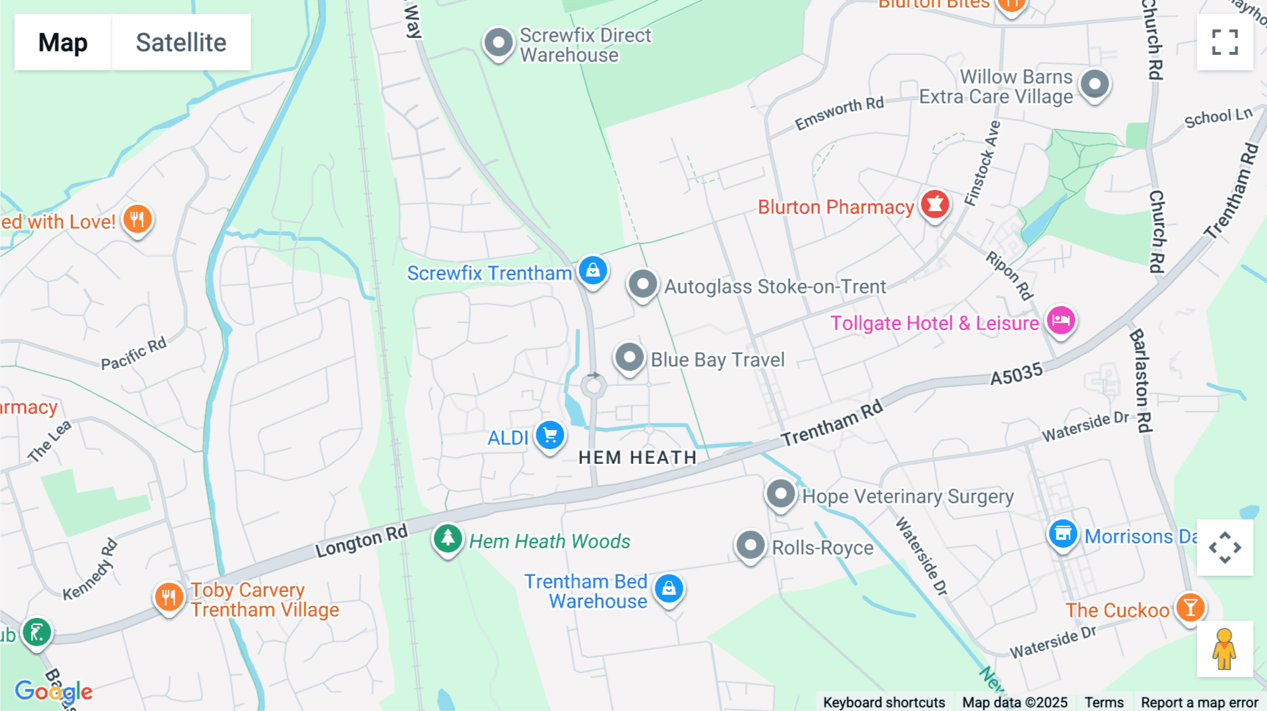 Click for interative map of Unit E3, Trentham Business Quarter, Bellringer Road, Trentham, Stoke-on-Trent