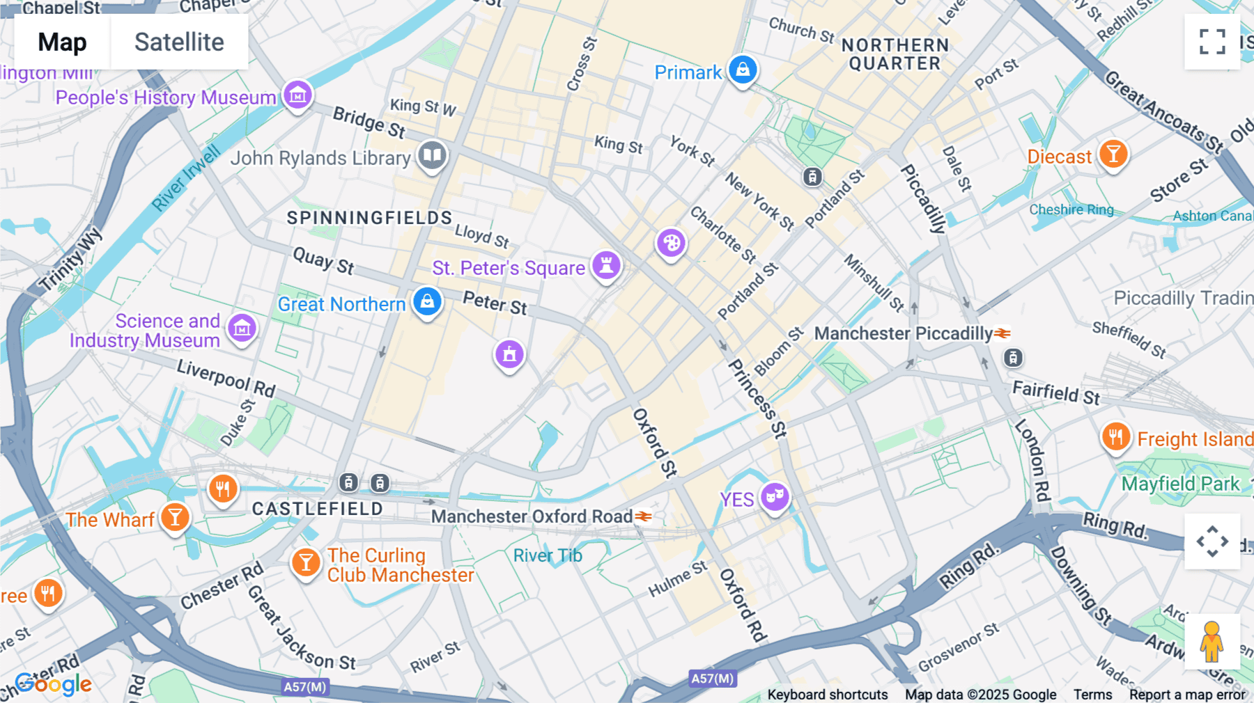 Click for interative map of Landmark St. Peter’s Square, Ground, 2nd & 3rd Floors, Manchester