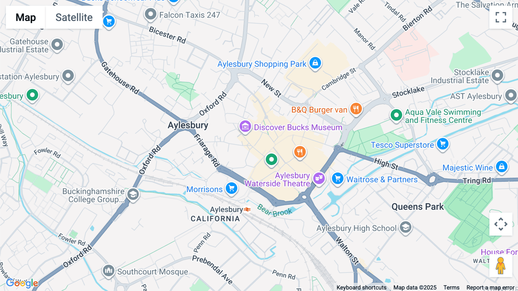 Click for interative map of 13-15 George Street, Aylesbury