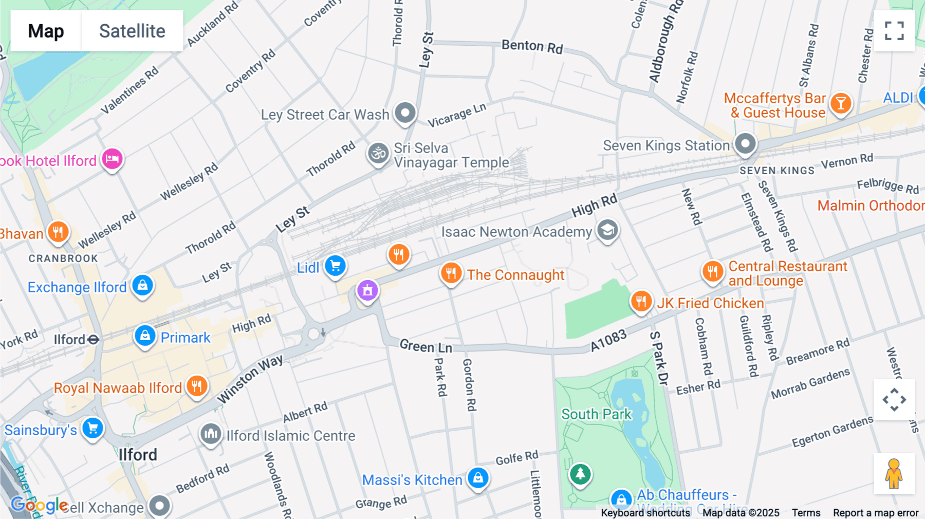 Click for interative map of Balfour Business Centre, 390-392 High Road, Ilford, London