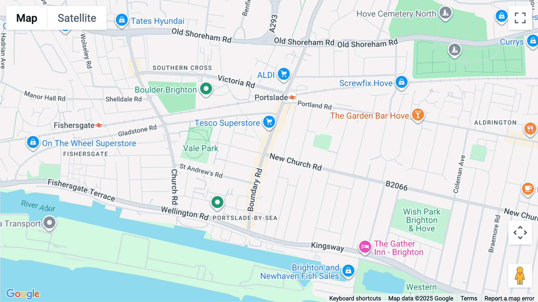 Click for interative map of The Old Bank, 257 New Church Road, Hove