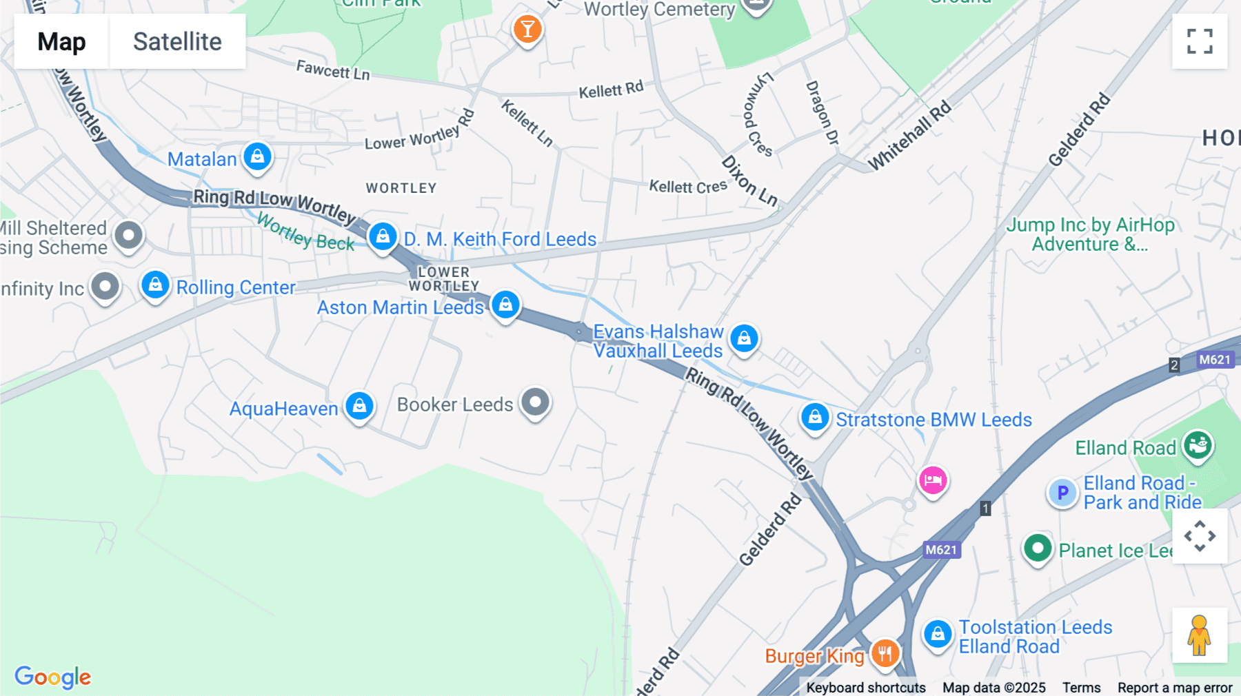 Click for interative map of Element, Ring Road, Leeds