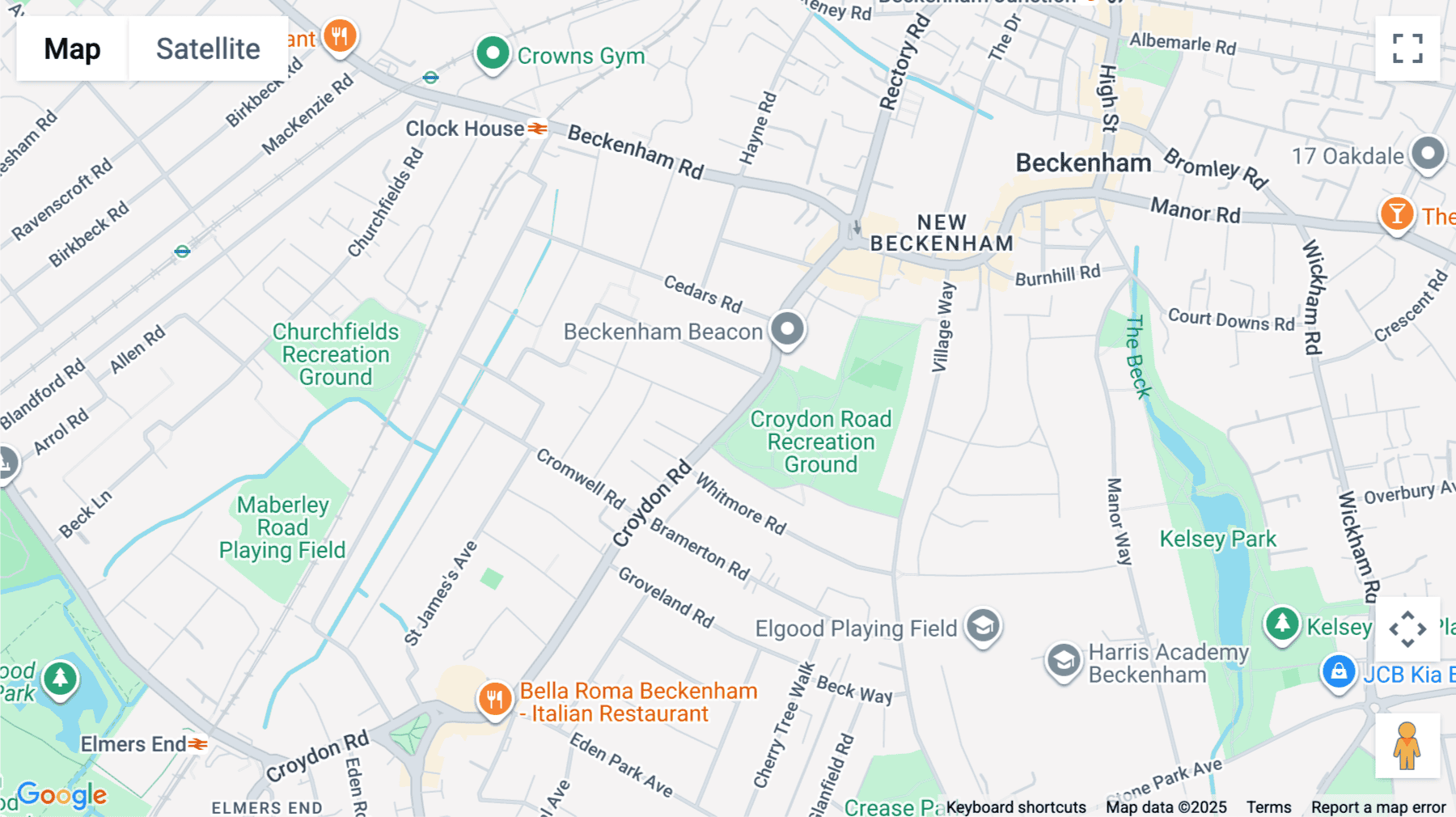 Click for interative map of 344 Croydon Road, Beckenham Plus Business Centre, Beckenham