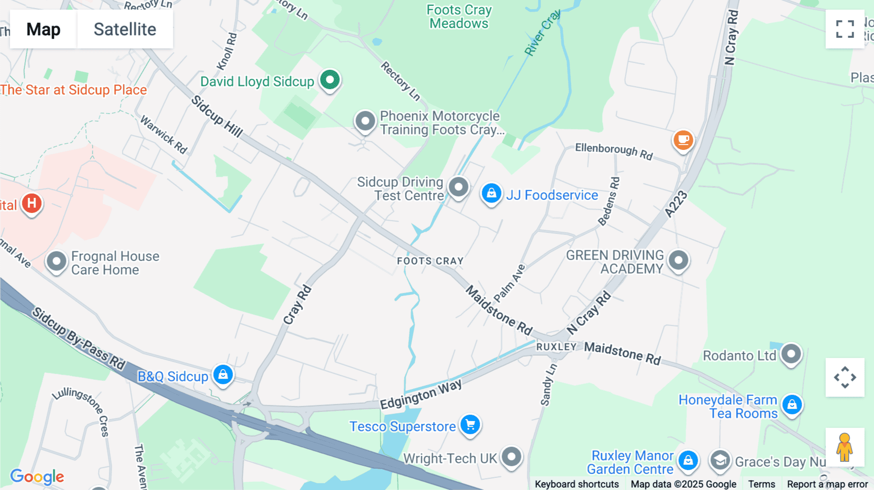Click for interative map of RIVER HOUSE, 1 Maidstone Road, Sidcup, Kent, Sidcup